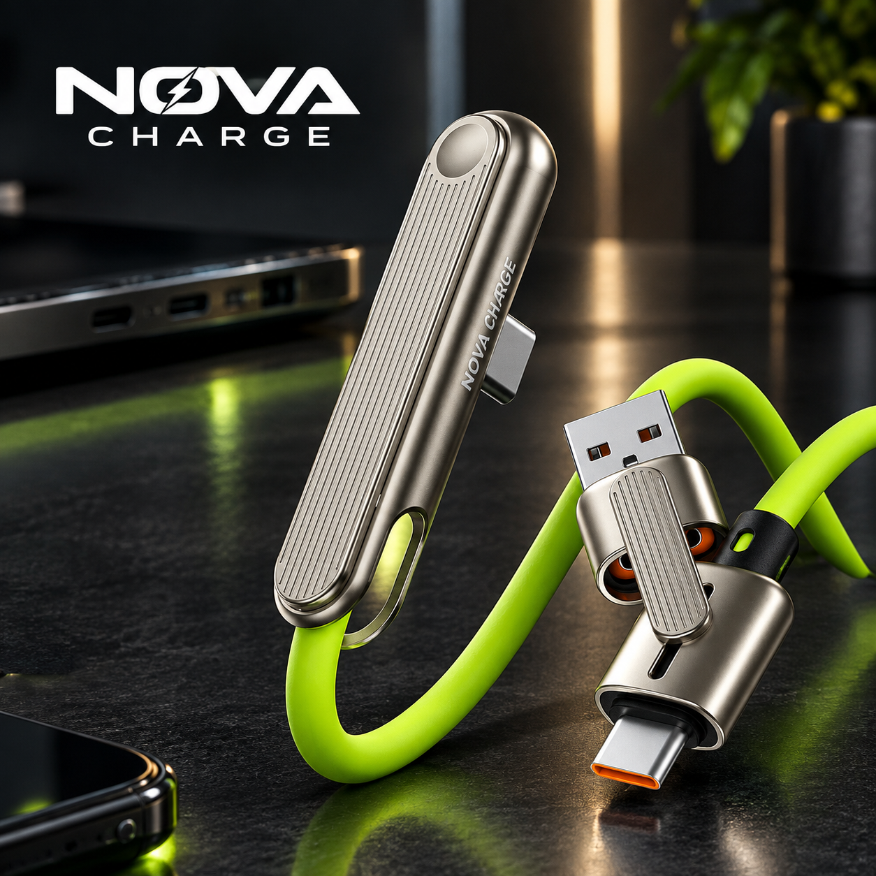 Detalle del cable NOVA CHARGE